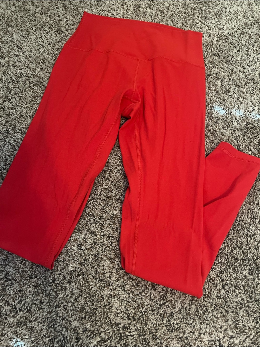 CRZ Yoga High-Waist Red Women's Active Leggings